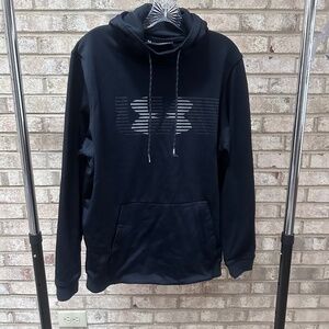 Under Armour Black Long Sleeve Logo Hoodie - Men's Large